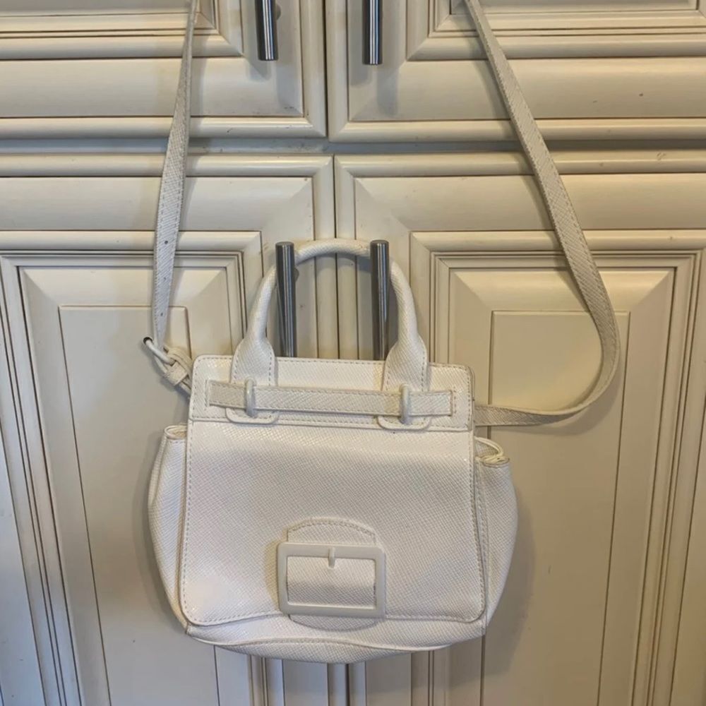 TARGET For A New Day Small White Buckle Purse With Strap